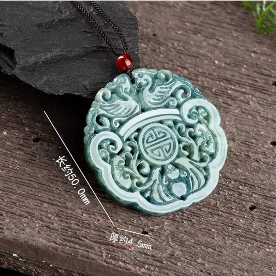 翡翠ジュエリーセット 高氷種 明緑 無傷精工彫り 4点セット 贈答 観賞