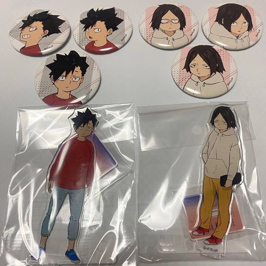 ハイキュー展 黒尾鉄朗 缶バッジ コースター アクリルminiフィギュア