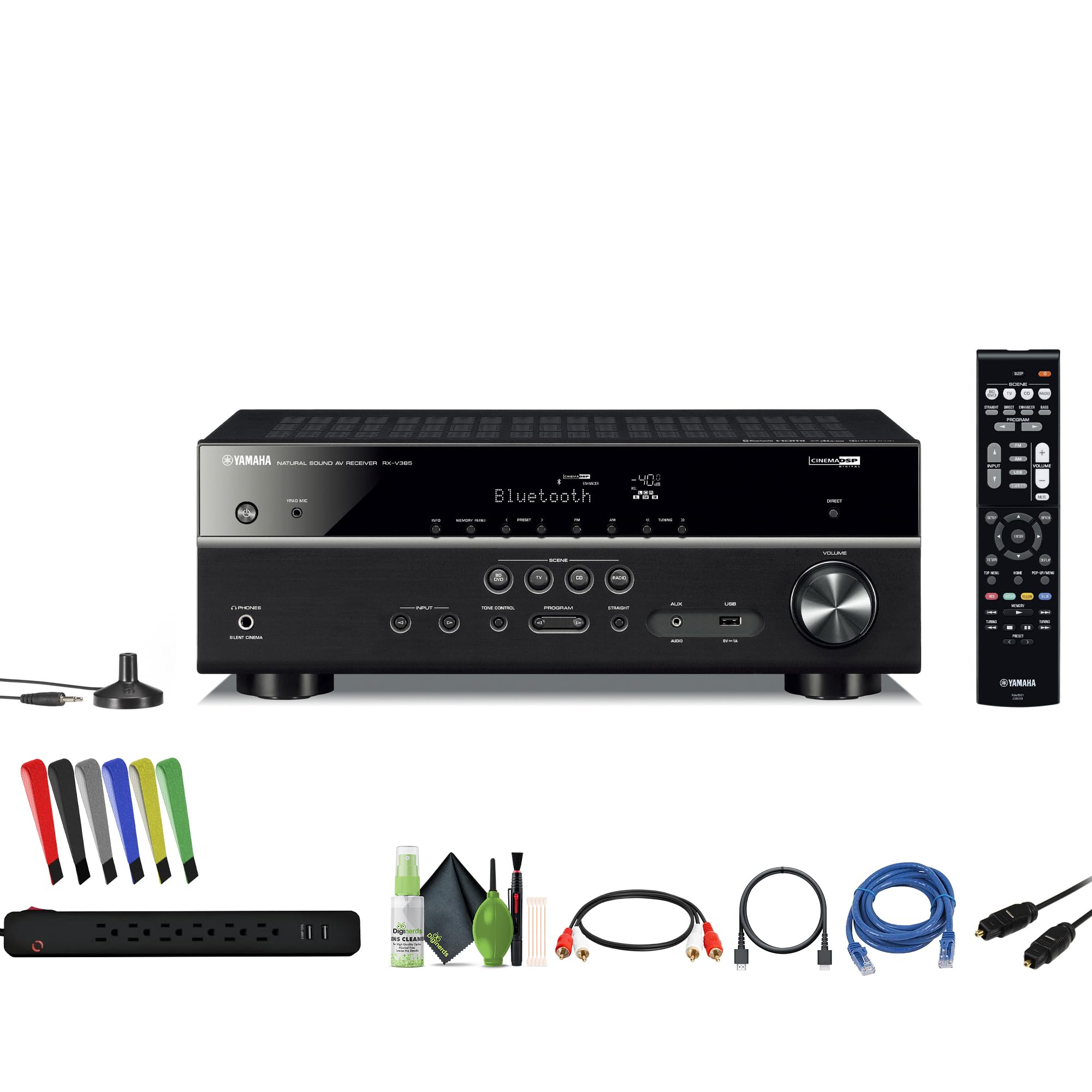 Amazon.com: Yamaha RX-V385 5.1-Channel Surround Sound 4K Ultra HD
