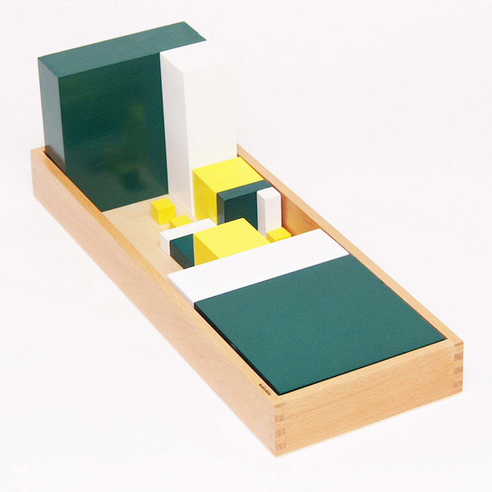 モンテッソーリ 3の累乗キューブ Montessori Amazon.co.jp