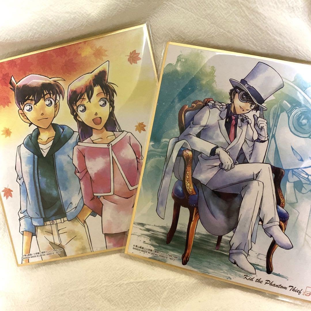 非売品 トンボ学生服×名探偵コナン 等身大パネル（工藤新一×毛利蘭