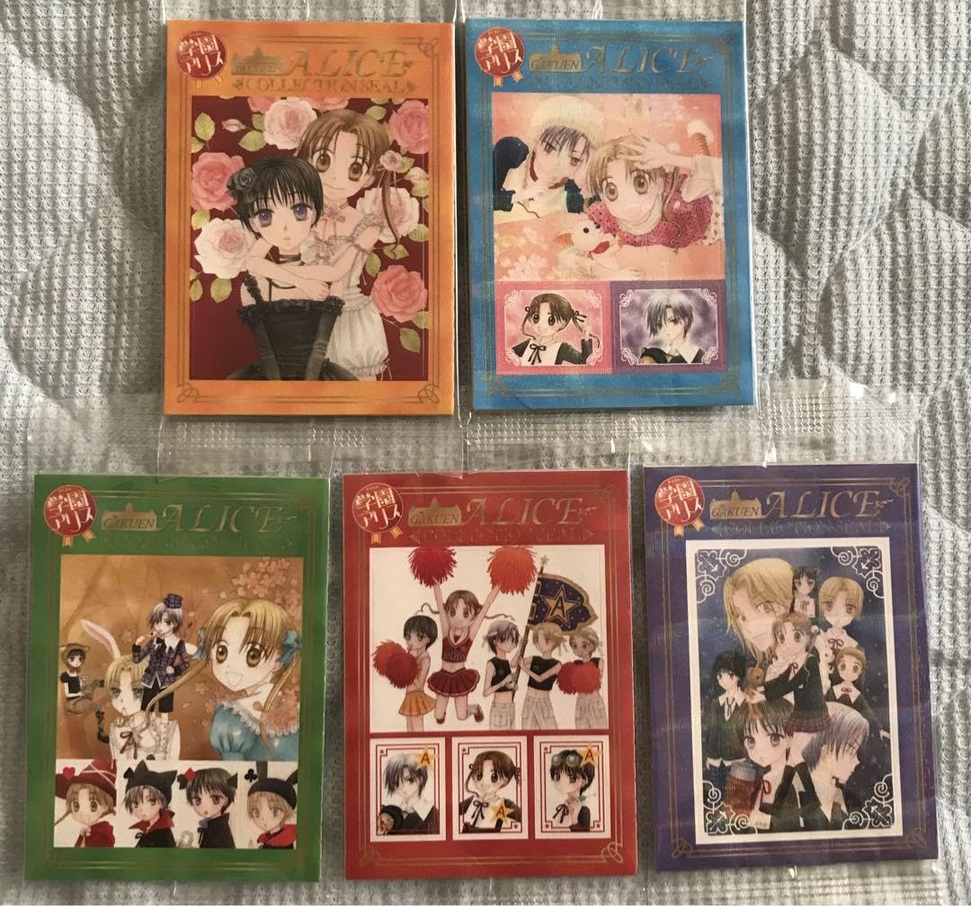 学園アリス 原画展 コースター キャラファインマット ファイルなど