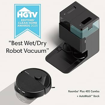 Amazon.com - iRobot Roomba Plus 405 (G185) Combo Robot Vacuum