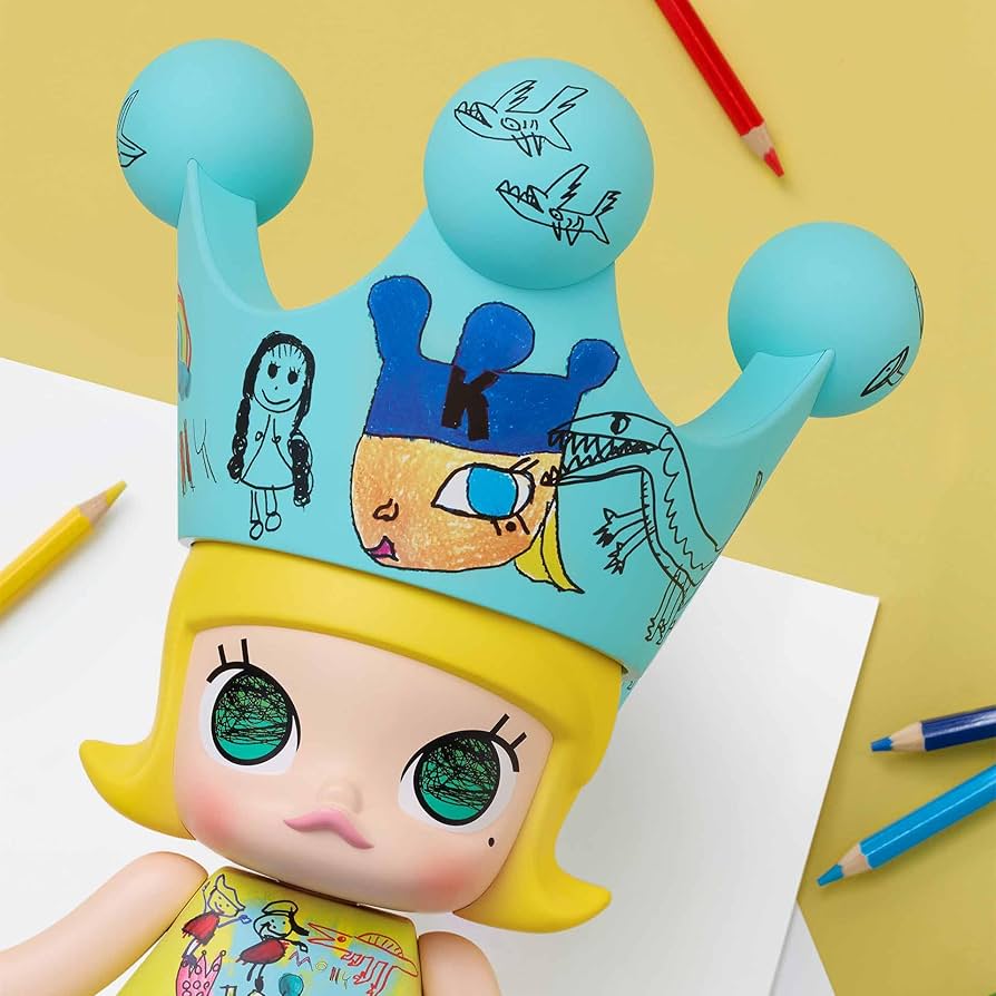 Amazon.com: POP MART MEGA Royal Molly 400% Childishness 15.16in