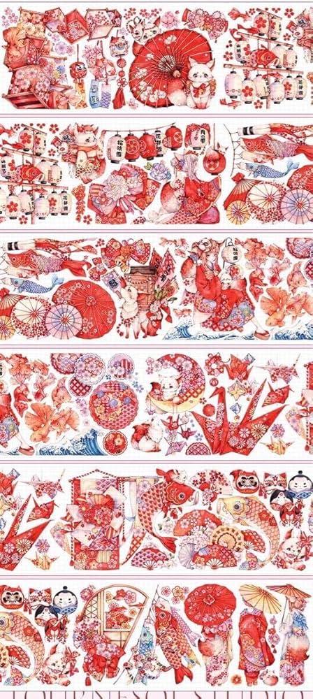 7434】海外マステ3/5/巻売り貝殻光マスキングテープ