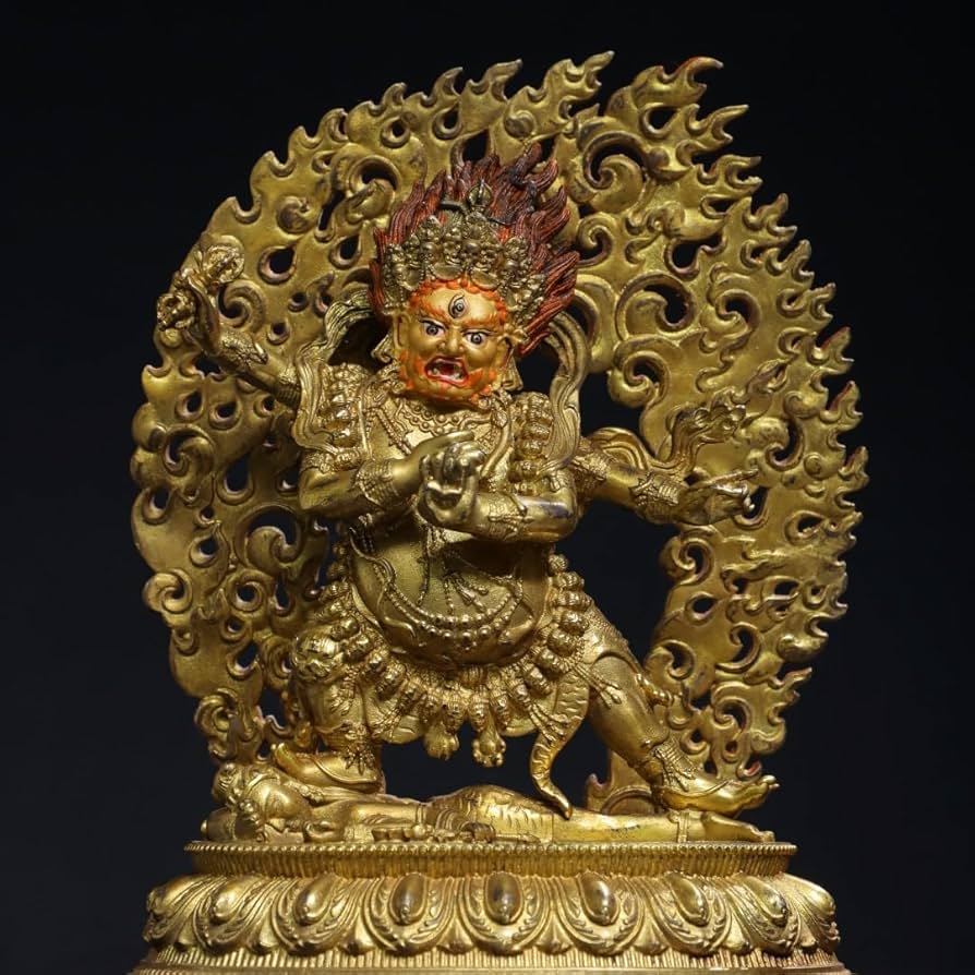 仏教美術清代辰砂座仏像中国美術