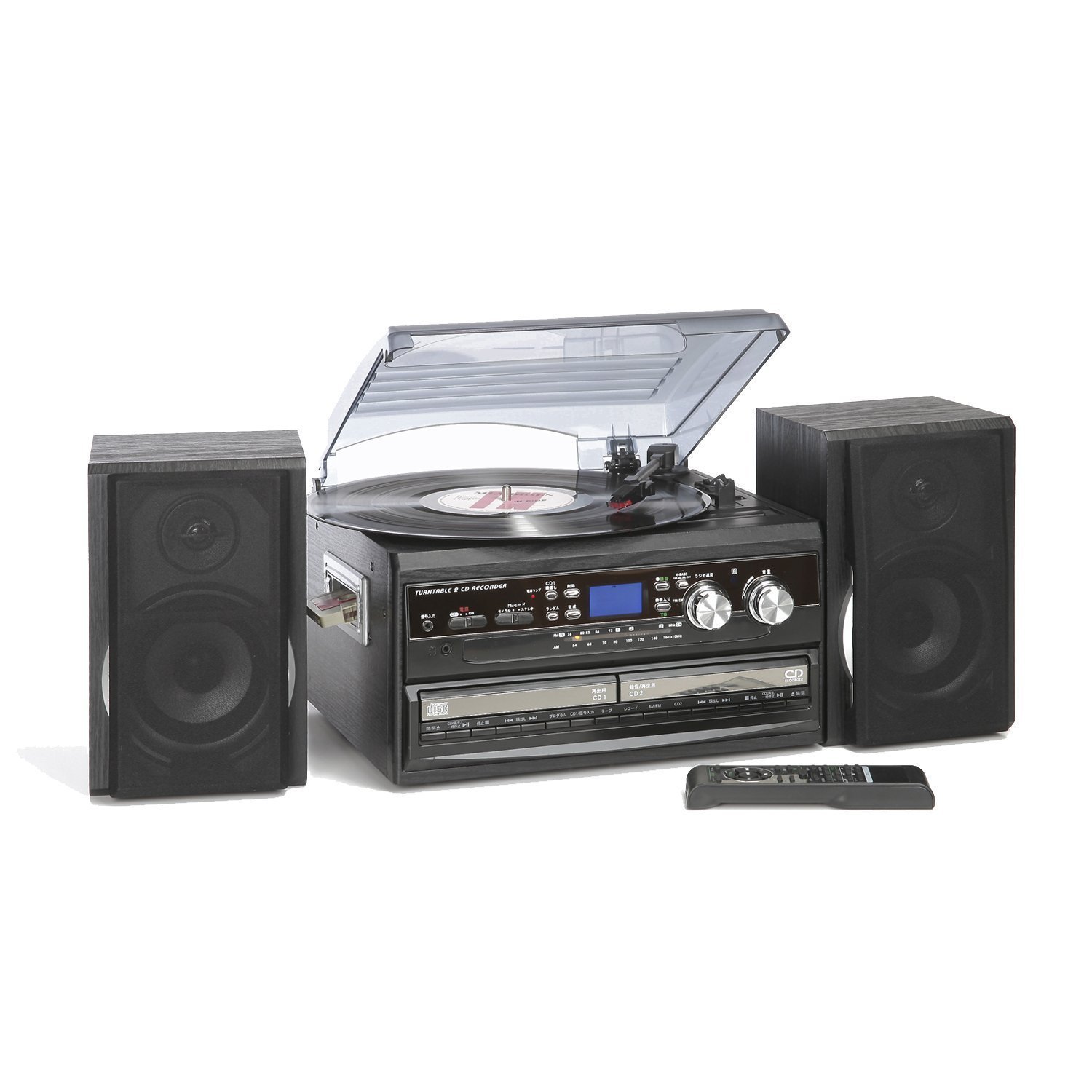 トウショウ CDコピー機能搭載マルチプレーヤー TCDR-186WC リモコン付