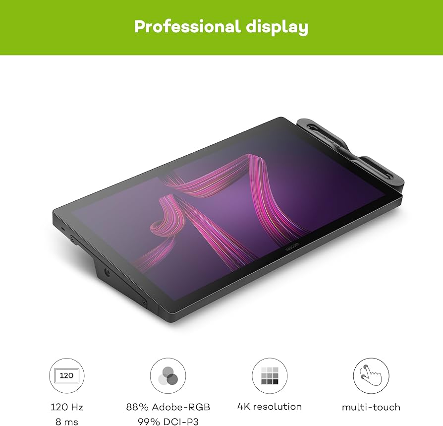 Amazon.com: Wacom Cintiq Pro 17 Graphics Tablet with Stand (4k