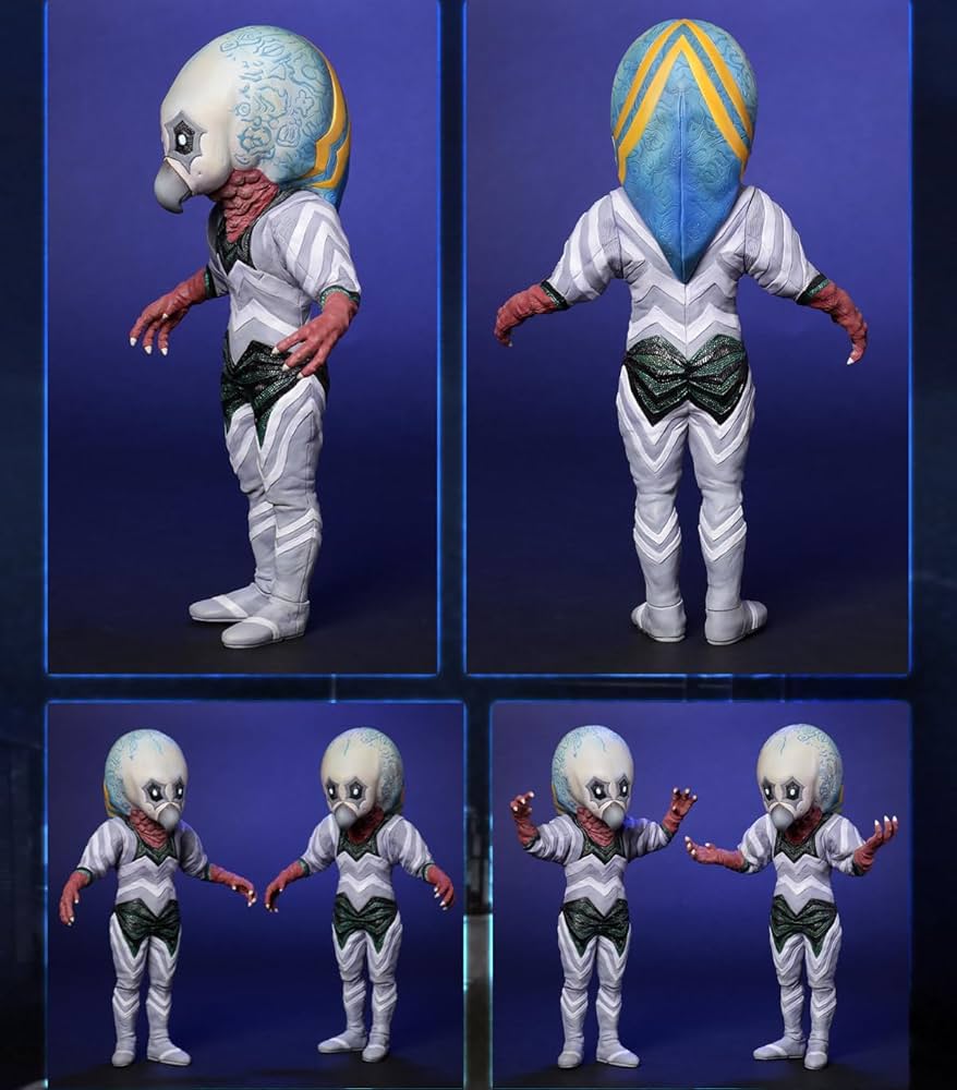 Amazon.co.jp: 大怪獣シリーズ ガッツ星人 分身セット ナイトカラーVer