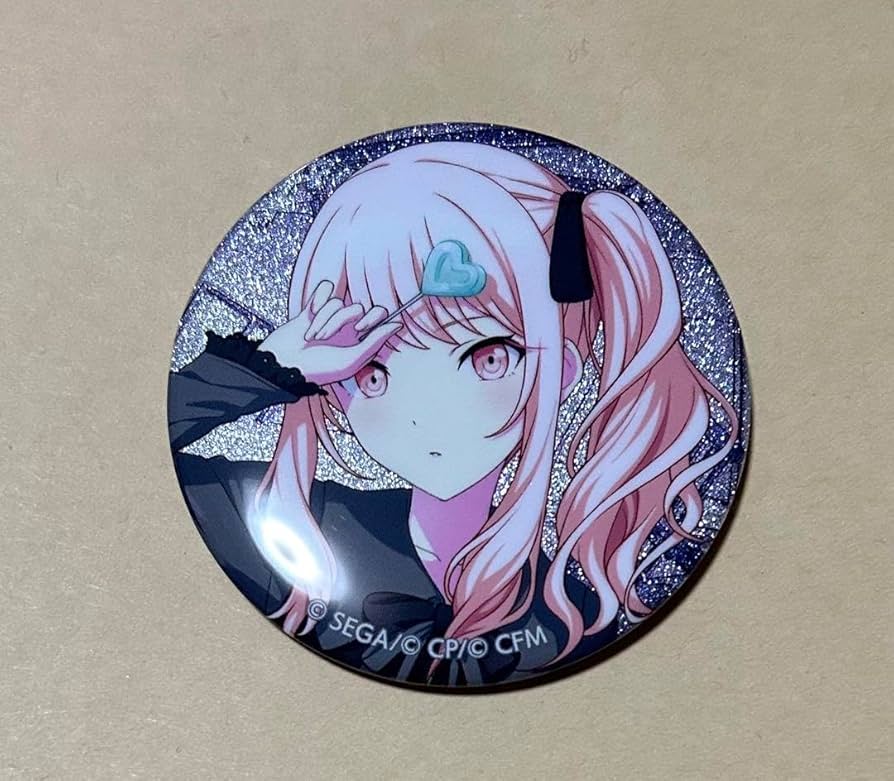 プロセカ 暁山瑞希 グリッター缶バッジ 良い プロセカ グリッター缶