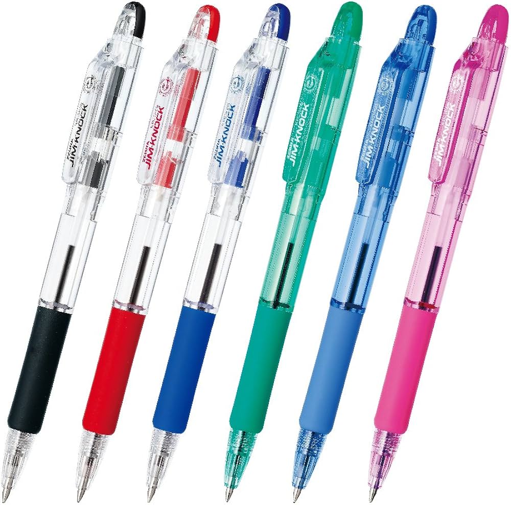 Amazon | ゼブラ 油性ボールペン ジムノック 0.7 赤 5本 P-KRB-100-R5