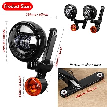 ハーレー ツーリングモデル フォグランプステーブラケット ハーレー