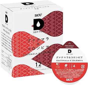 Amazon.co.jp: UCC ドリップポッド 専用カプセル グァテマラ
