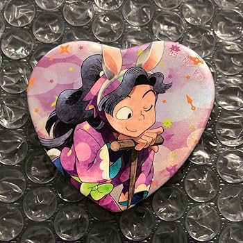 忍たま乱太郎 ナンジャタウン ハート缶バッジ 竹谷八左ヱ門 忍たま乱