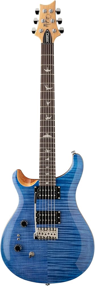 Amazon | PRS SE Custom24-08 Lefty Faded Blue エレキギター ポール
