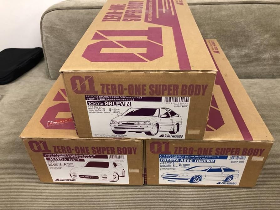 Amazon | ABC ホビー 1/10 AE86 LEVIN TRUENO レビン トレノ RX-7 FD3S