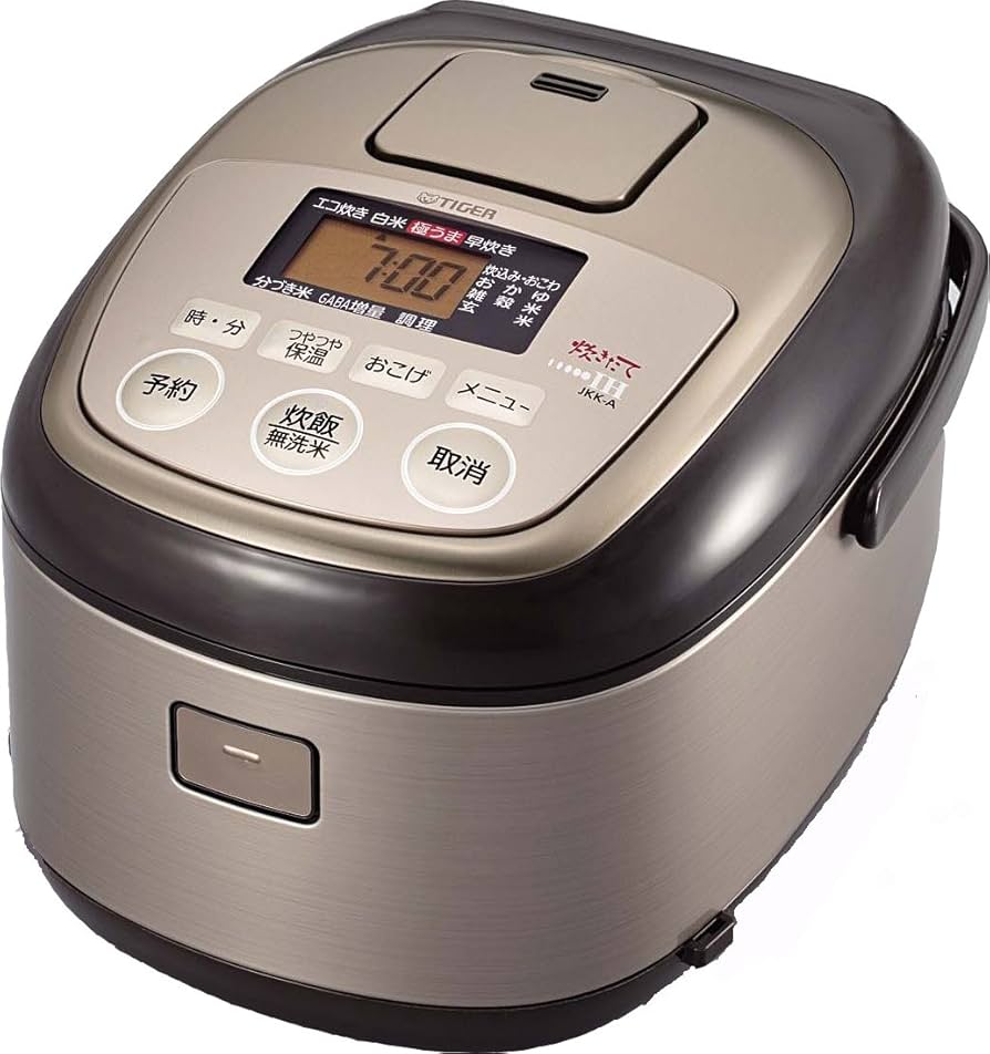 Amazon | TIGER IH炊飯ジャー(5.5合炊き)ブラウン JKK-A100-T
