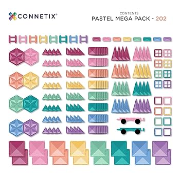 大幅値下げ Connetix Tiles マグネット パステル マグビルド 大幅