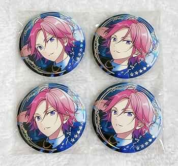 あんスタ 朔間零 中国限定 TRIP旅途 ハート缶バッジ b あんさんぶる