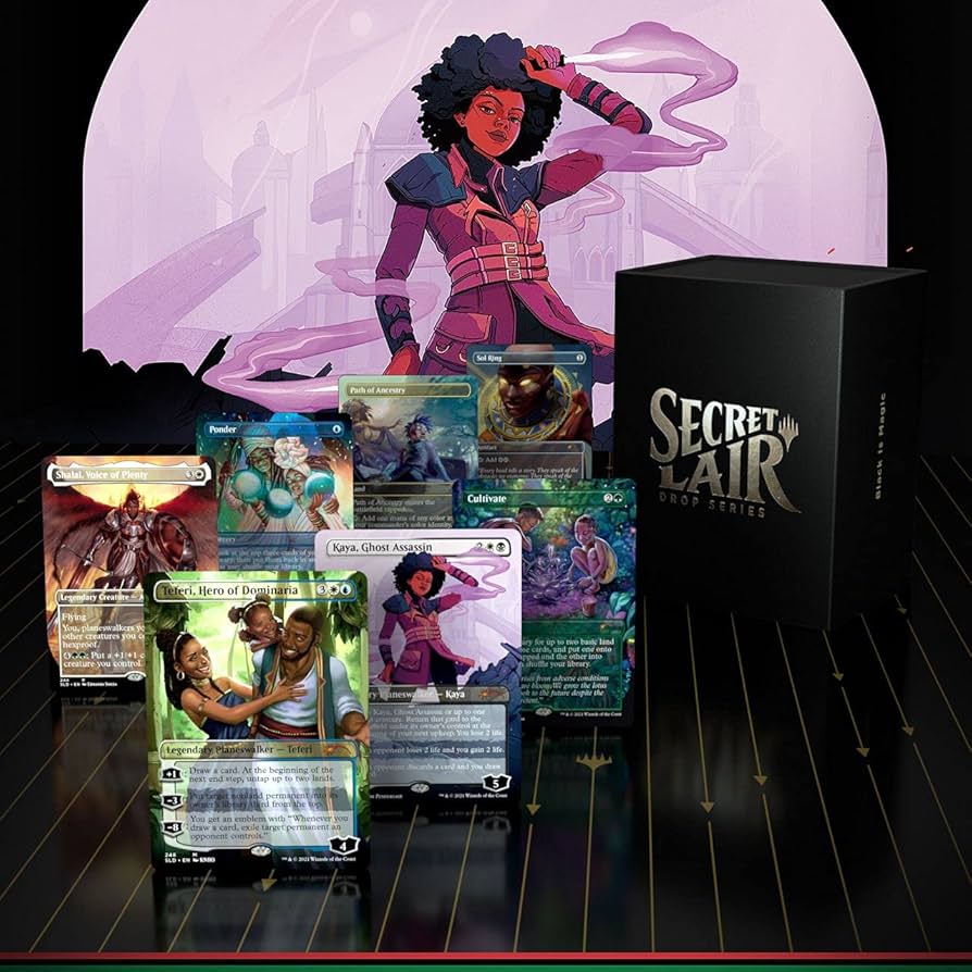 Amazon.com: Magic TCG The Gathering Secret Lair: MTG Black is