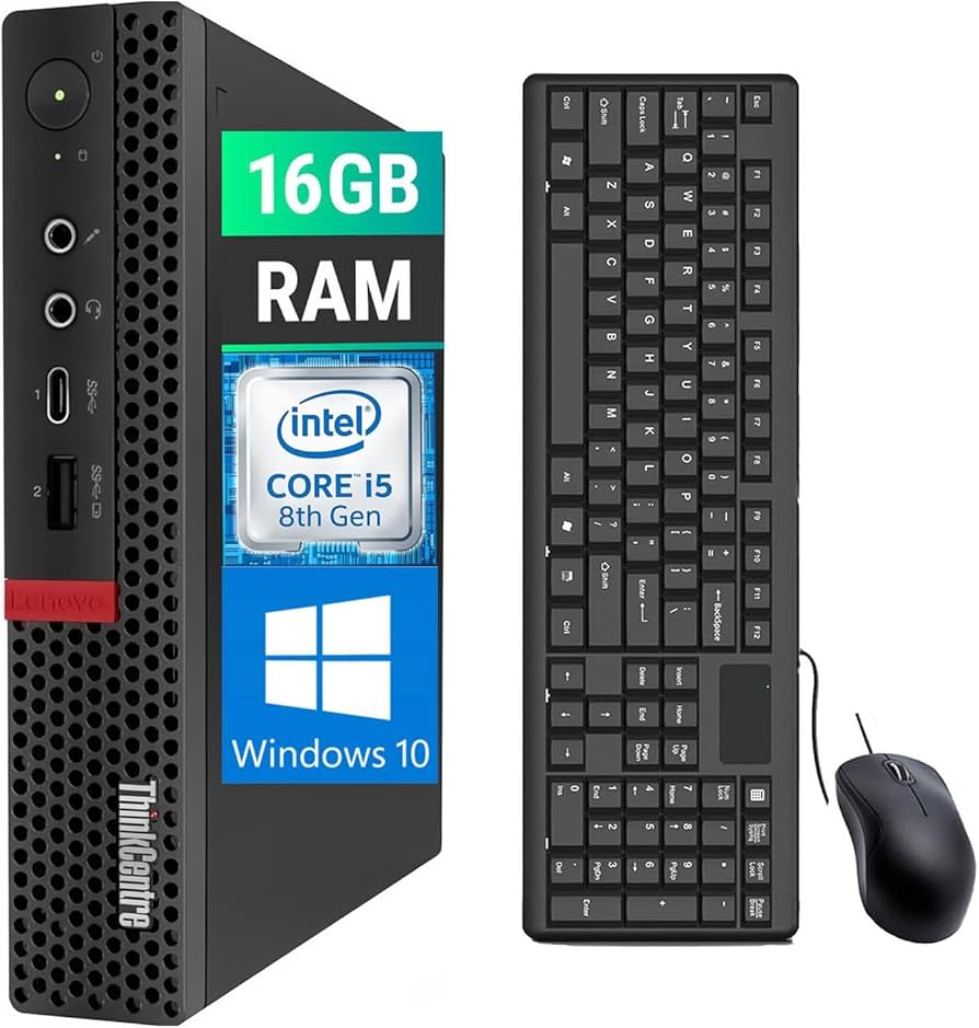 Amazon.com: Lenovo ThinkCentre M720q Tiny Desktop Computer PC
