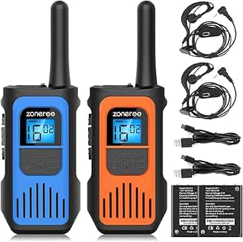 Amazon | トランシーバー 無線機 特定小電力 免許不要 充電式 簡単操作