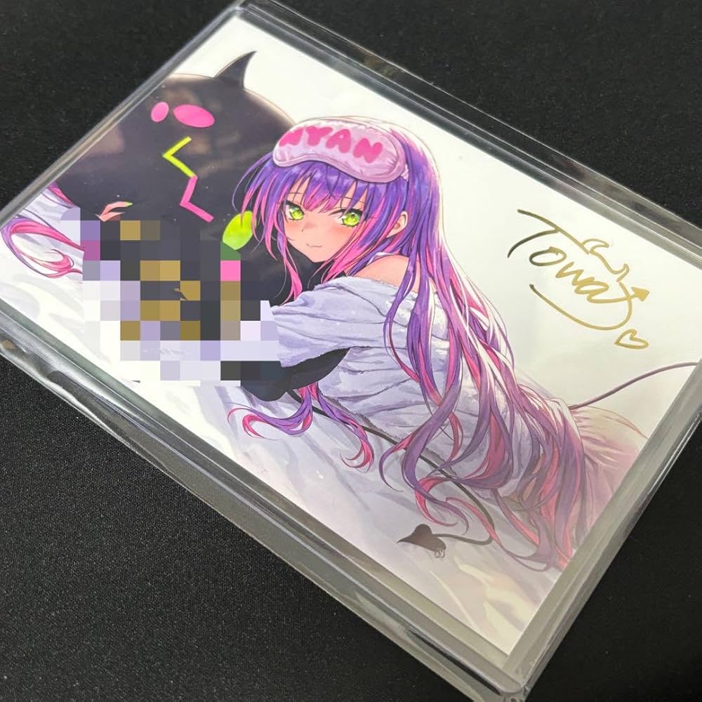 最新 33. ホロライブ 常闇トワ 誕生日記念 2021 直筆サイン入りポスト