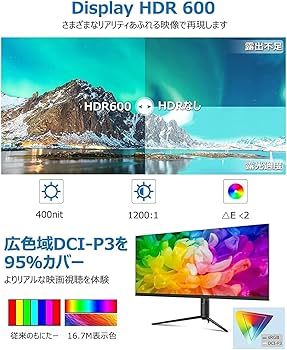 Amazon.co.jp: INNOCN 40インチワイドモニター WR40 PRO WQHD