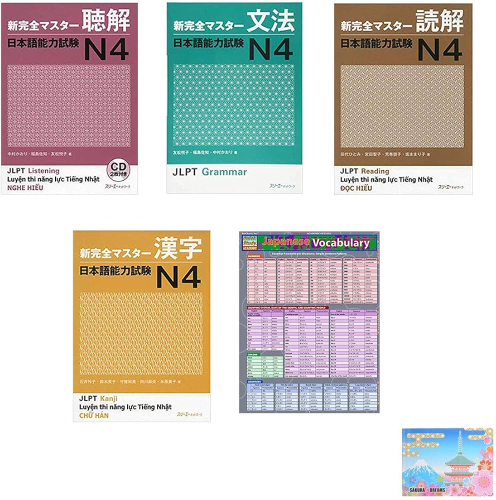 New Kanzen Master N4 JLPT , Japanese Vocabulary ( Quick Study