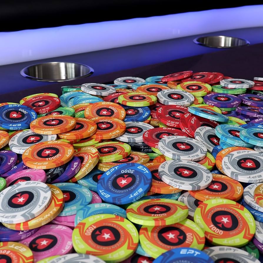 Amazon | EPT ポーカーチップ 50枚セット ($1000) [並行輸入品