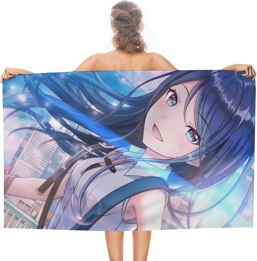 Amazon｜バスタオル プロセカ ボーカロイド 星乃一歌 アニメ ビーチ