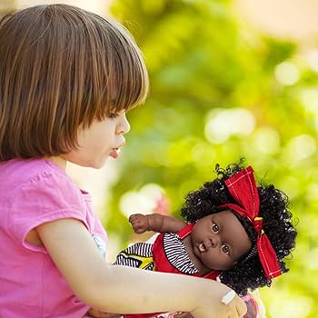 Amazon.co.jp: 黒のベビードール,リボーンドールブラックドール - 黒人