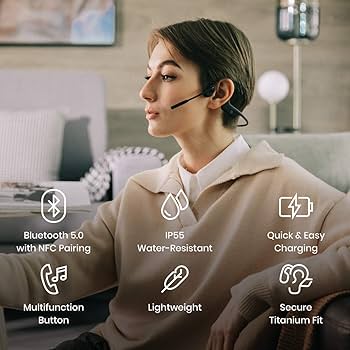 Amazon.com: Aftershokz OpenComm (Rebranded as Shokz OpenComm