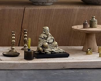 Amazon｜開運七福神 寿老人 シルキーゴールド 仏師：牧田秀雲 原型＿古