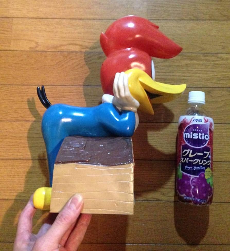 Amazon.co.jp: ウッディ ウッドペッカー ソフビ フィギュア 人形 貯金