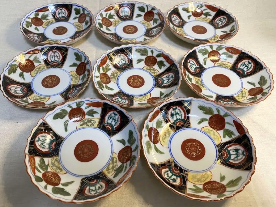 大聖寺伊万里 古伊万里 伊万里 豆皿 菓子皿 蔵出し 5客 古伊万里