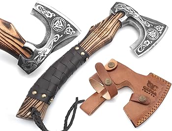 Amazon.com : QEPAA CRAFTS 13” Inch Hand-Forged Viking Axe- Ash