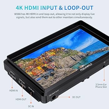 Amazon.com : FEELWORLD FW568 6 inch DSLR Camera Field Monitor with