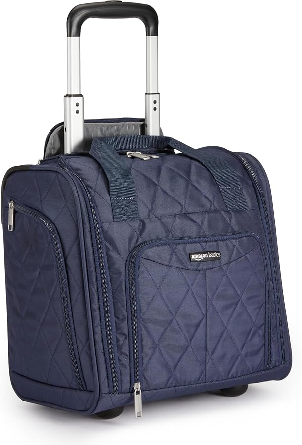 Amazon.co.jp: Amazonベーシック キャリーバッグ 座席下用 ネイビー