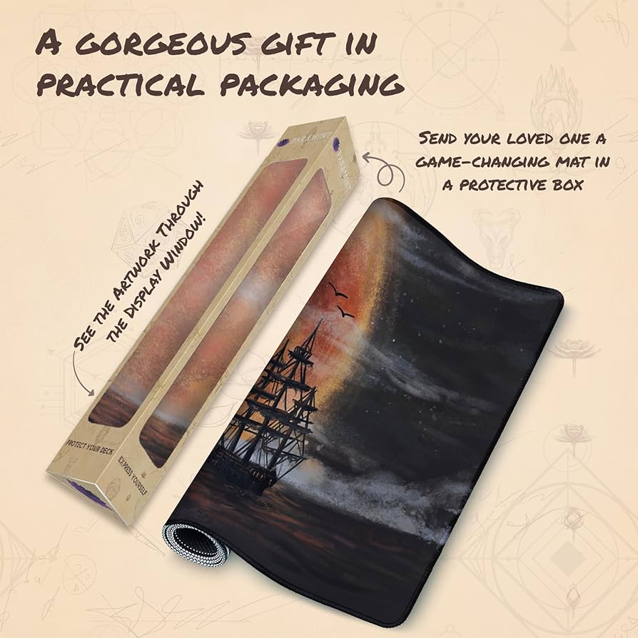 MTG 死の影 サイン入りステッチ加工プレイマット MTG 死の影 サイン