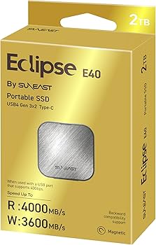 Amazon.com: SUNEAST Eclipse E40 External SSD 2TB USB4 Thunderbolt