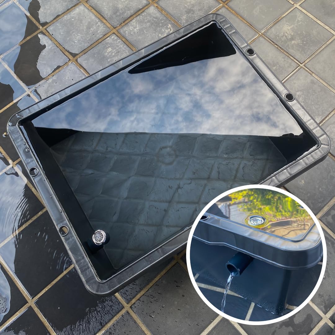 新仕様】メダカ飼育ケース 75㍑深緑x2個 オーバーフロー対策済 金魚