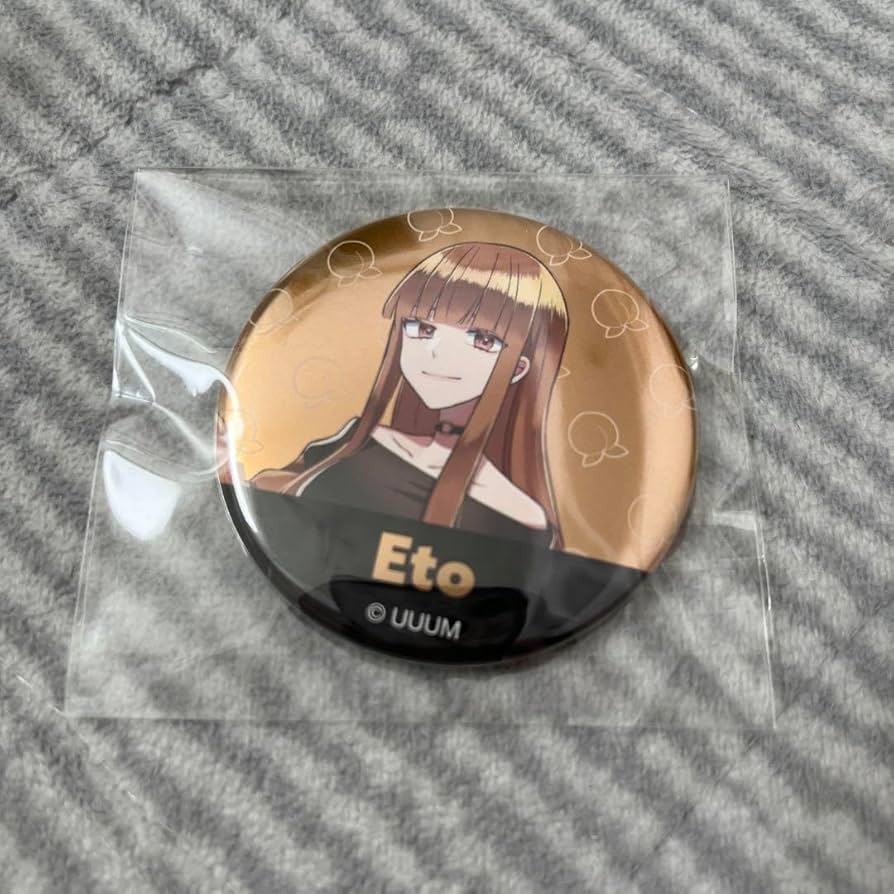 からぴち カラフルピーチ えと 缶バッジ