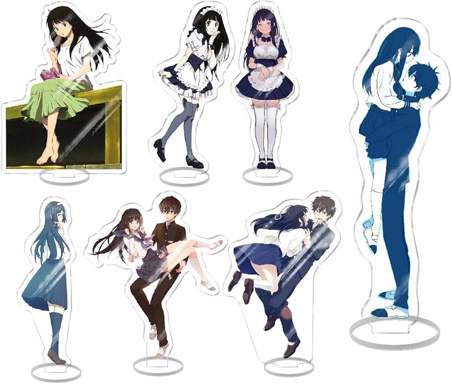 Amazon.co.jp: 氷菓 アクリルスタンド グッズ 折木奉太郎 千反田える