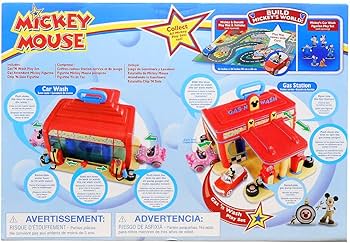 disney babyミッキー ミニー プルバックカー ソフビフィギュアセット