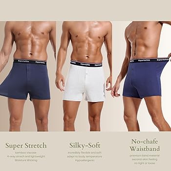 Expertoftio Boxers for Men Viscose from Bamboo Men's Underwear