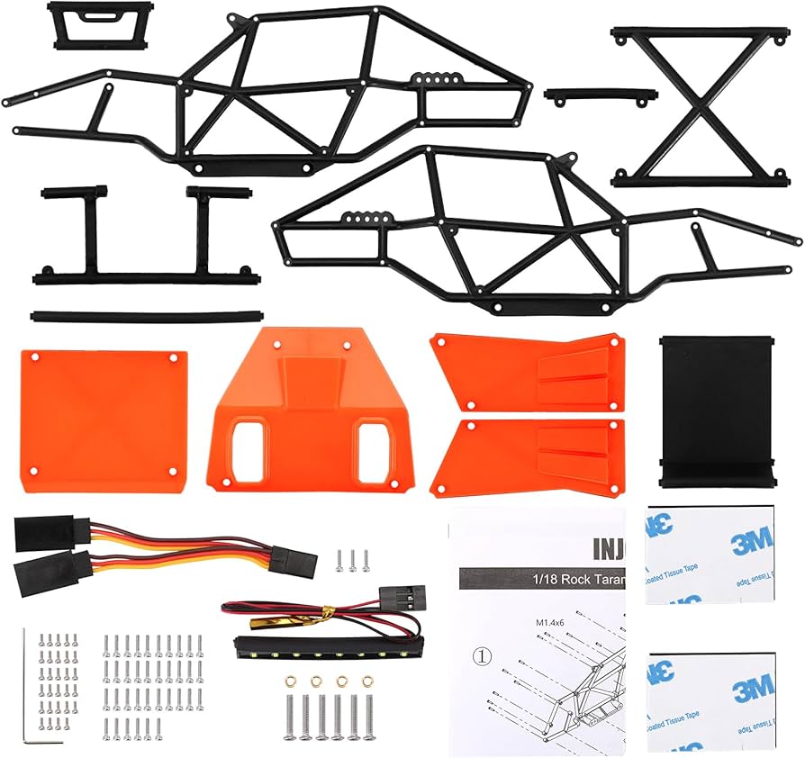 Amazon.com: INJORA Rock Tarantula Nylon Buggy Body Shell Chassis
