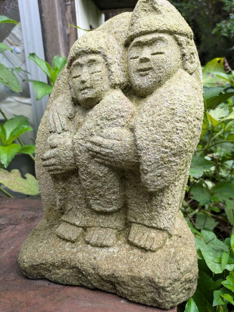 道祖神、石仏 ファッション 石仏、道祖神、仲良し道祖神、日本製品