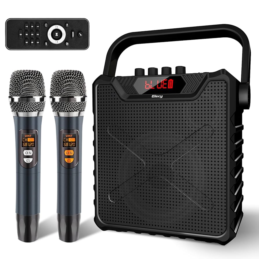 スピーカーセット 拡声器 ワイヤレスマイク2本 アウトレット