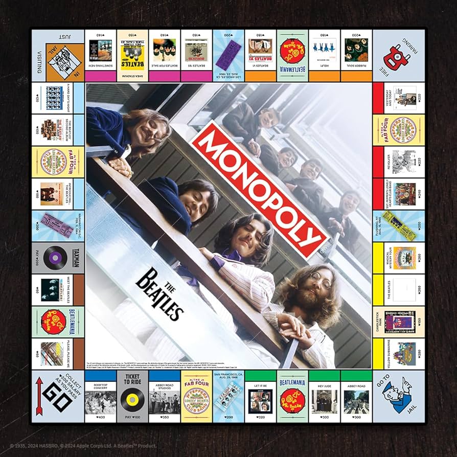 Amazon | Monopoly: The Beatles | Rocky Raccoonとしてプレイ
